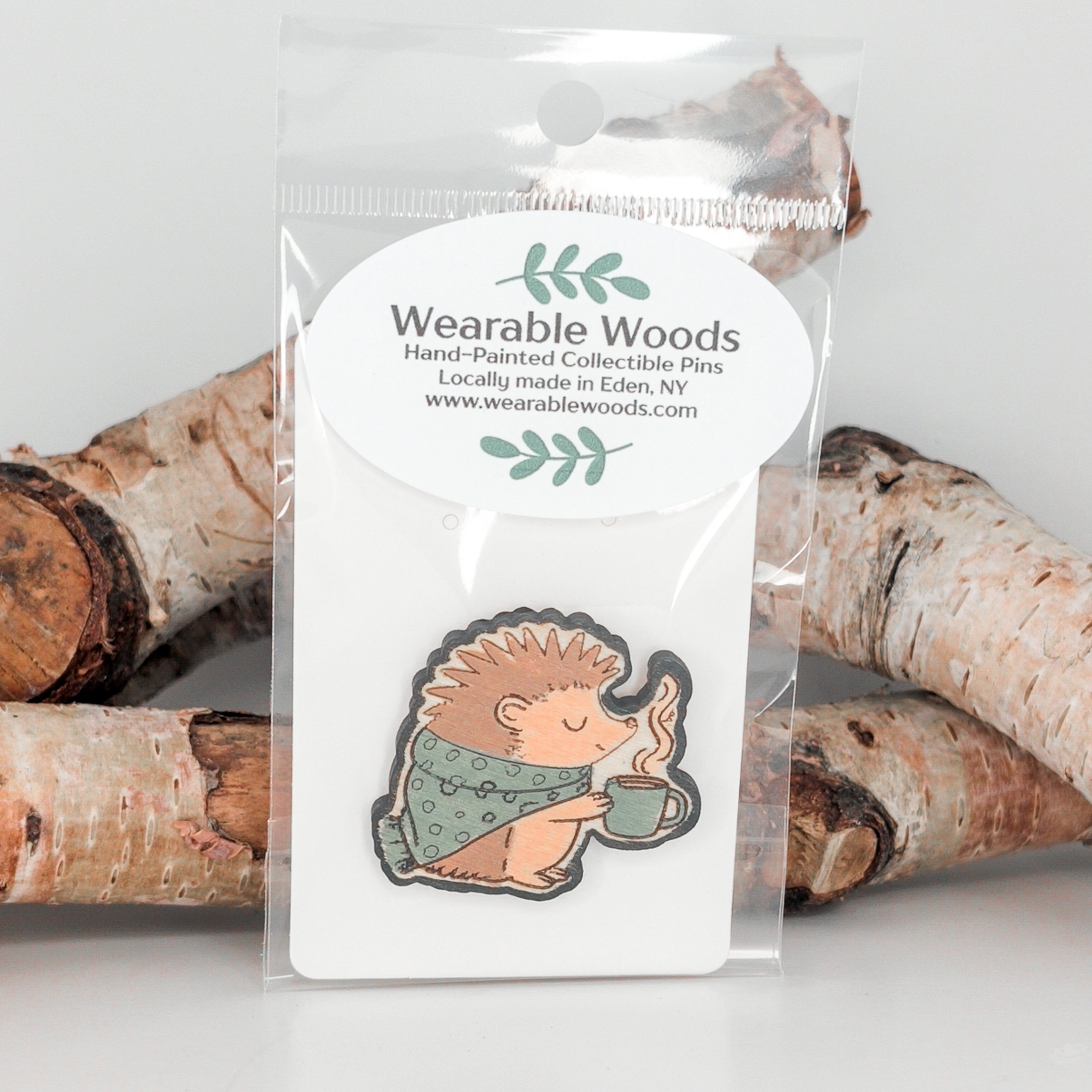 Hedgehog With Coffee